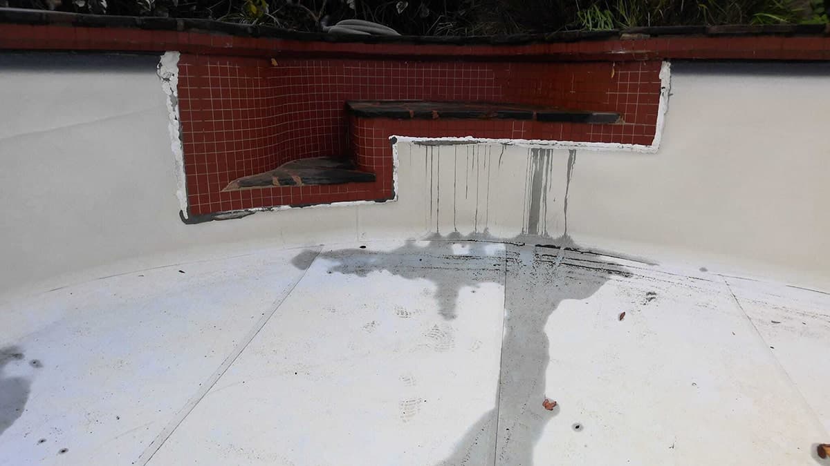 leaking old pool fix